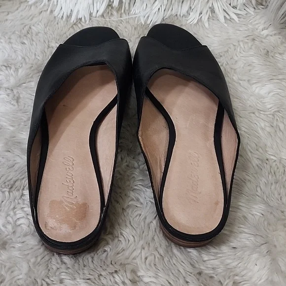 Madewell Black Leather Women's Shoes - Picture 5 of 8